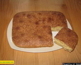 Шарлотка с бананами