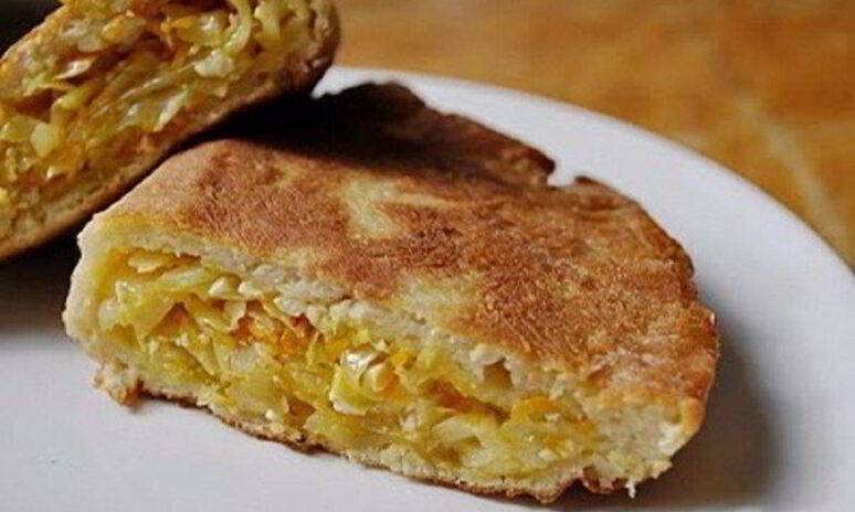 Рецепт шарлотка с капустой