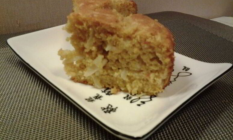 Рецепт шарлотка с квашеной капустой и цельнозерновой мукой