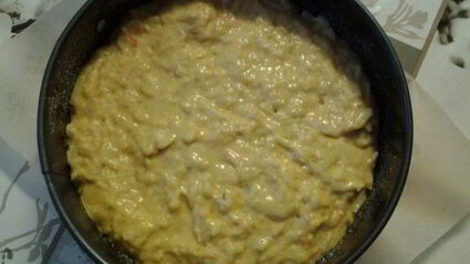 шарлотка с квашеной капустой и цельнозерновой мукой