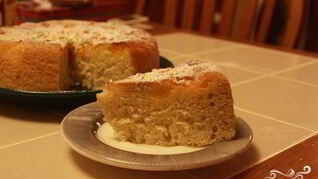 Шарлотка с мандаринами