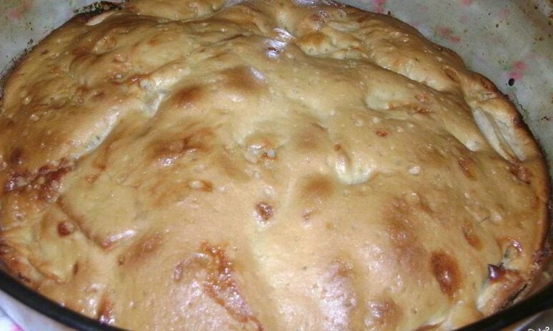 Рецепт шарлотка с маргарином