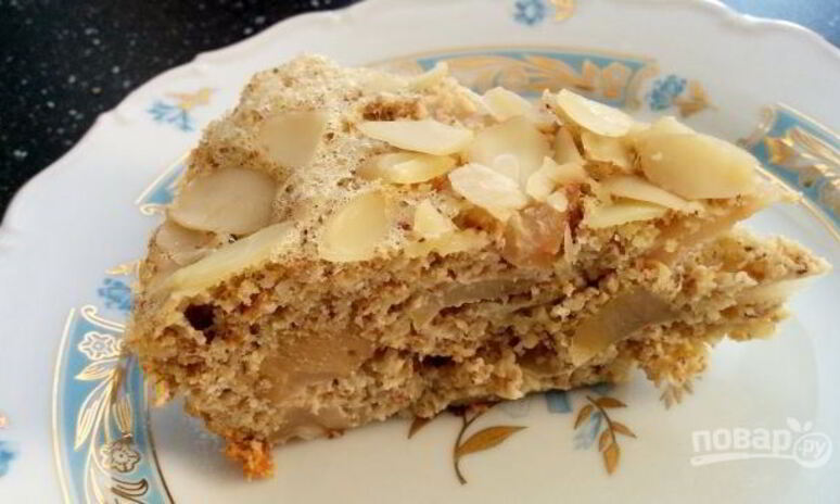 Рецепт шарлотка с отрубями