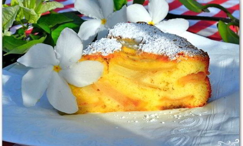 Рецепт шарлотка с яблоками без разрыхлителя