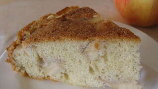 Шарлотка с яблоками классическая