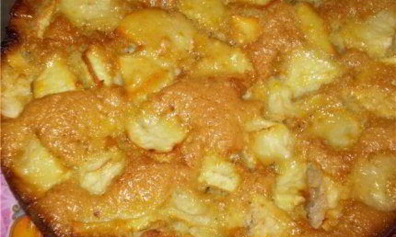 Рецепт шарлотка с яблоками