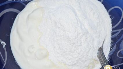 шарлотка со сметанным кремом