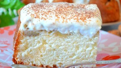 шарлотка со сметанным кремом