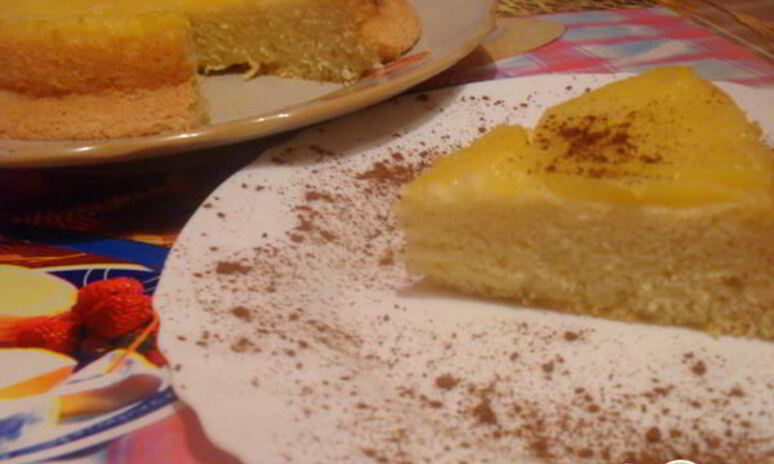 Рецепт шарлотка со свежим ананасом