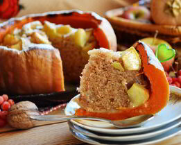 Шарлотка в тыкве