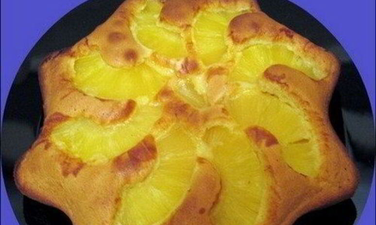 Рецепт сладкая шарлотка с ананасом