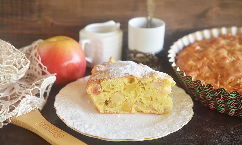 Рецепт яблочная шарлотка