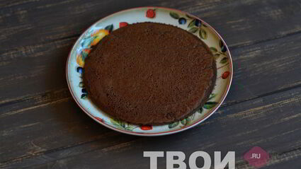 шоколадные блинные рулетики