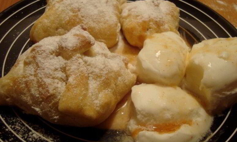 Рецепт слоеные конвертики с яблоками и грушами