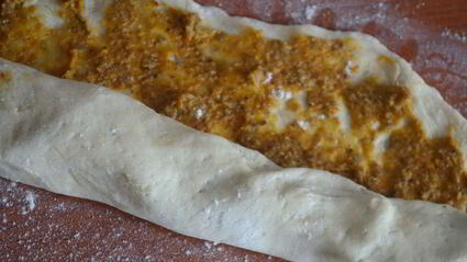 слойки с джемом и семечками