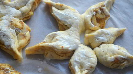 слойки с джемом и семечками