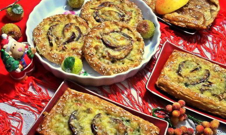 Рецепт слойки с картошкой и лососем