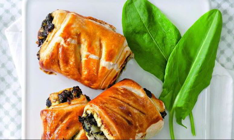 Рецепт слойки с щавелем