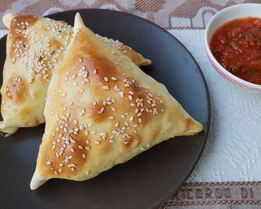 Слойки с тыквой