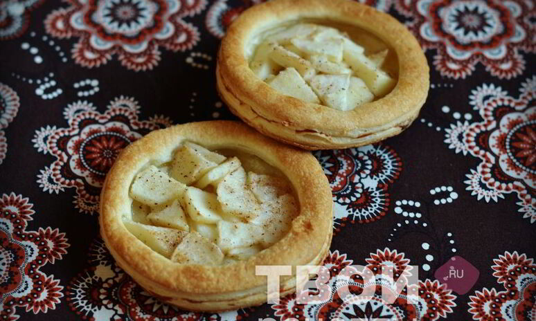 Рецепт слойки с яблоками