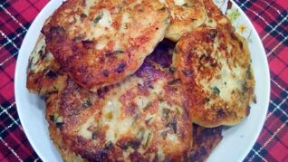 Чесночные сырники с перчинкой