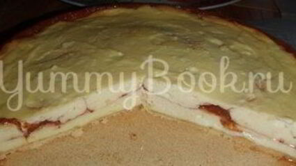 нежный сырник — суфле с клубничным вареньем