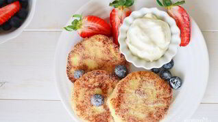 Сырник с творогом и манкой