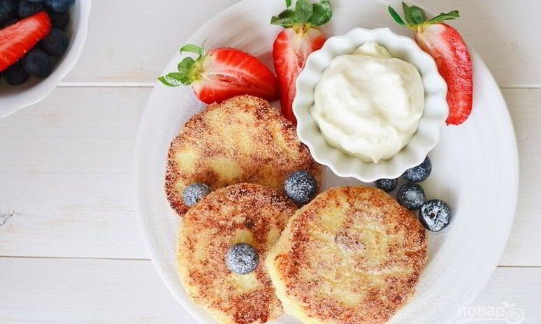 Рецепт сырник с творогом и манкой