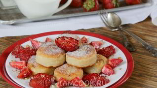 Сырники из творожной массы с изюмом