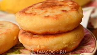 Сырники с бананом и творогом