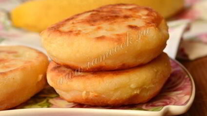 сырники с бананом и творогом