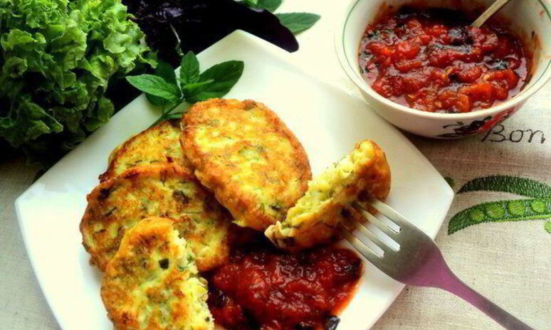 Рецепт сырники с кабачками и зеленью