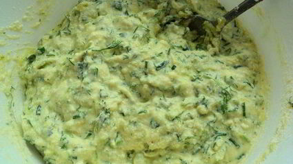 сырники с кабачками и зеленью