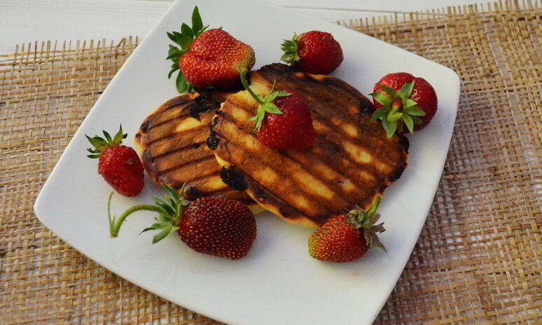 Рецепт сырники с клубникой