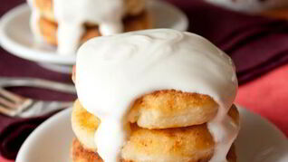 Сырники с сушеной вишней