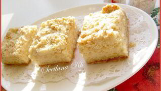 Творожник с яблоками и апельсиновой цедрой