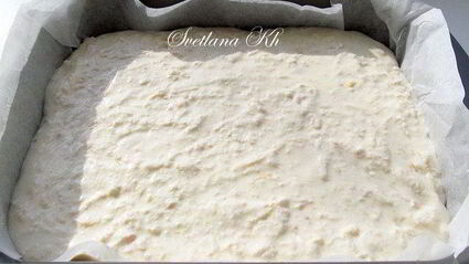 творожник с яблоками и апельсиновой цедрой