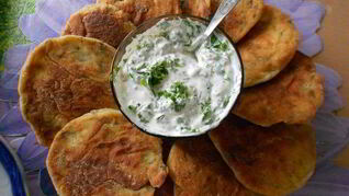 Зеленые сырники