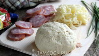 Дрожжевое тесто для пиццы на молоке