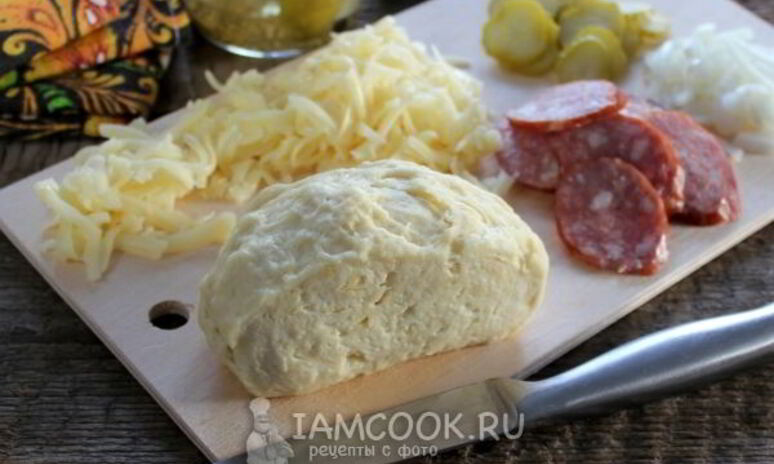 Рецепт пресное тесто для пиццы