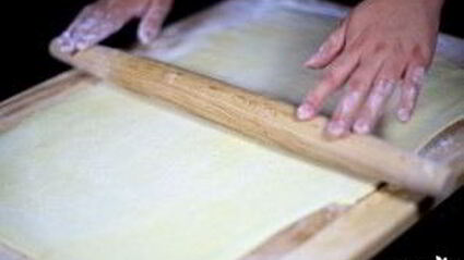 слоеное тесто на самсу