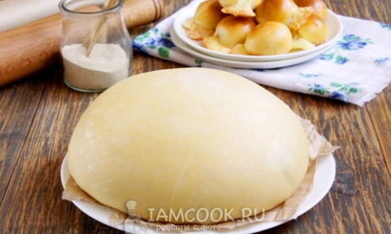 Рецепт тесто для пирогов на сухих дрожжах