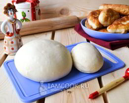 Тесто на кефире для пирожков на сковороде