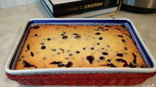 Творожное тесто с ягодами