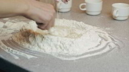 вегетарианское тесто для пиццы