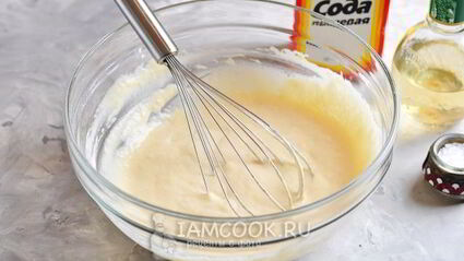 жидкое тесто на майонезе