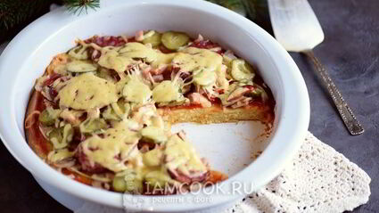 жидкое тесто на майонезе