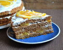 Апельсиновый торт