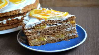 Апельсиновый торт