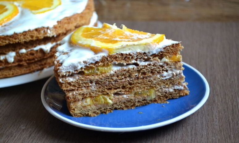 Рецепт апельсиновый торт